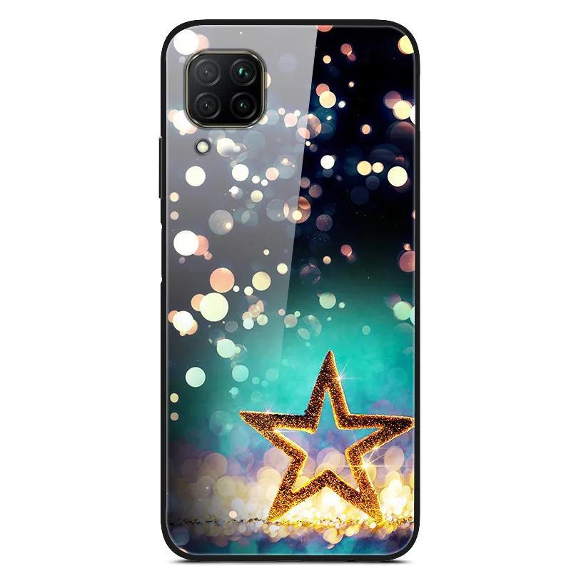 Чехол из закаленного стекла для huawei Nova 6 SE чехол Nova 6SE, цветная жесткая задняя крышка из поликарбоната для huawei Nova 6 чехол Nova6 5G, бампер