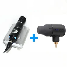 Newst светодиодный светильник роторная татуировка машина ручка с мини беспроводной татуировки Мощность RCA Подключение