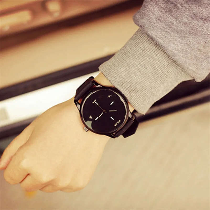Черно-белые часы для пары Модные Цветные аналоговые люди с большим набором женские силиконовые наручные часы под платье кварцевые часы унисекс