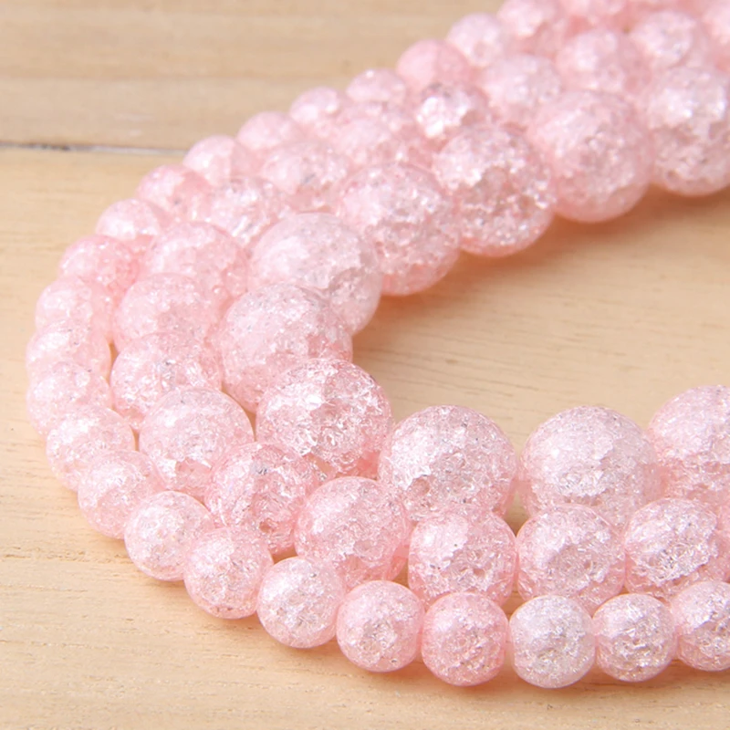 Бусины круглые незакрепленные для изготовления ювелирных изделий бусины из