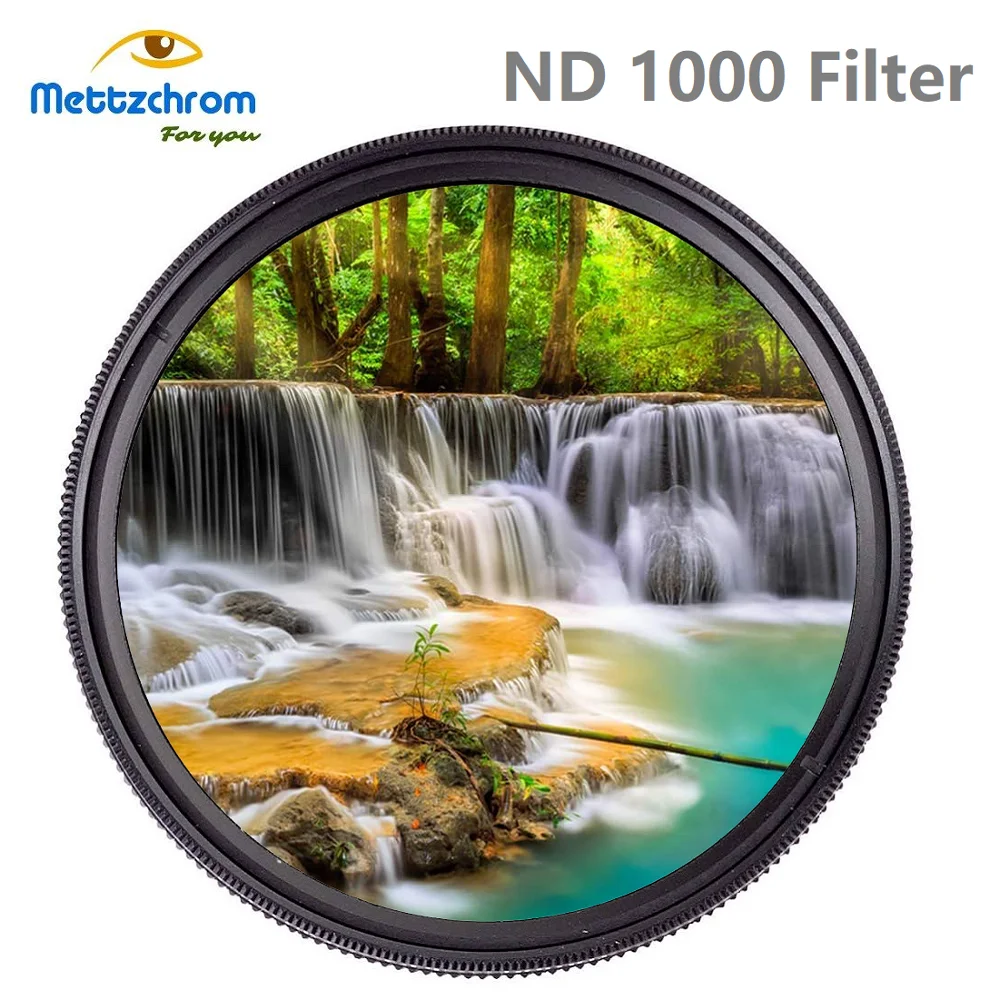 

Фильтр нейтральной плотности Mettzchrom ND 1000 ND1000, 10 ступеней ND для объектива Dslr