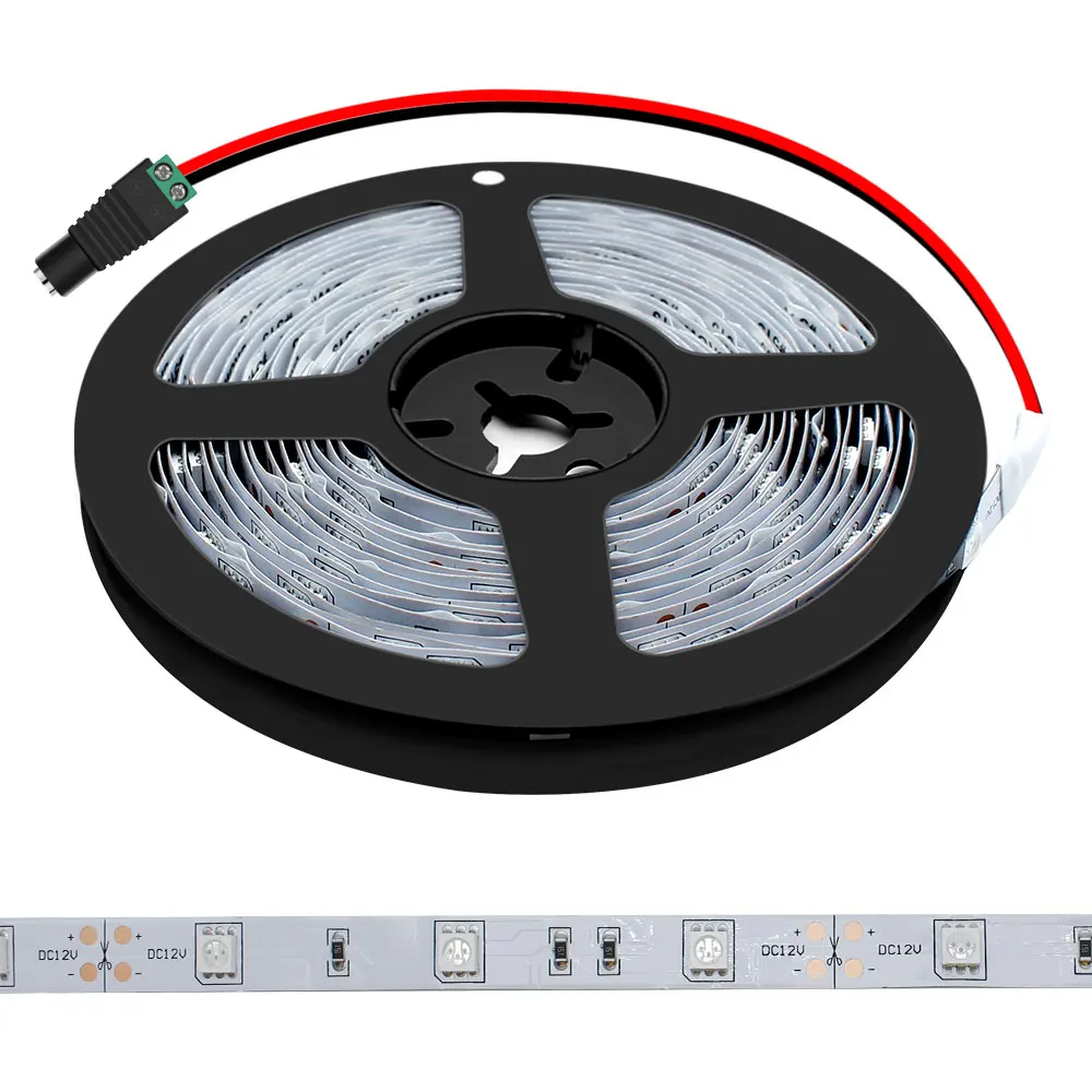 365nm 380nm 395nm UV LED Strip Black Light Non-Waterproof 12V 36W 16.4FT (5Mtrs) 150LEDs SMD5050 for Resin Curing | Лампы и освещение