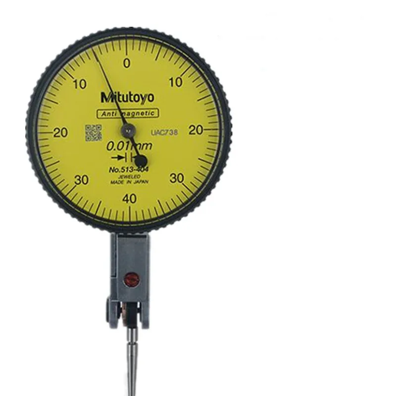 

Mitutoyo CNC Dial Indicator Micrometer 513-404 Lever table Dial Gauge Accuracy 0.01 Range 0-0.8mm Diameter 40mm Measuring Tool