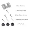 10PCS Dartboard Mounting Bracket Kit Wall Hanging Portable Dart Board Set with 3 Pads for Cabinet Wall ► Photo 3/6
