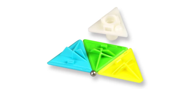 QiYi Pyraminx, сплошной цвет, профессиональный магический куб, соревнование, скоростная головоломка, кубики, игрушки для детей, кубик для игр, 4 цвета