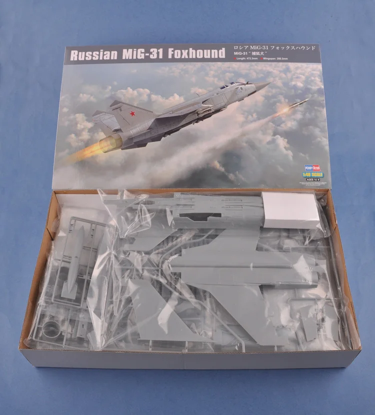 

Hobbyboss 81753 1/48 русский MiG-31 Foxhound