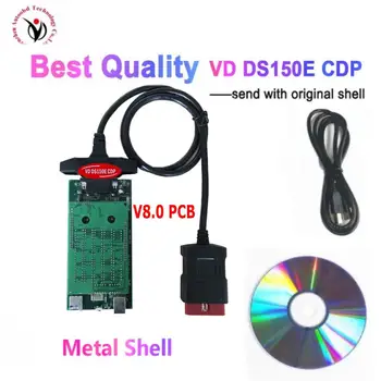 

DHL 10pcs/lot new 2016R0 ! double green pcb relays vd ds150e cdp Bluetooth 15R3 keygen new vci VD TCS CDP pro send with shell