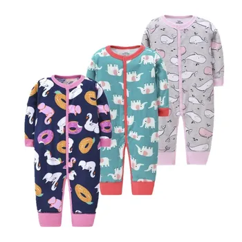 

Newborn Clothes Spring 2020 Baby Boys Romper Cartoon Jumpsuits Cotton Long Sleeve Baby Girl Costume Pajamas For Baby Wear 6-24m