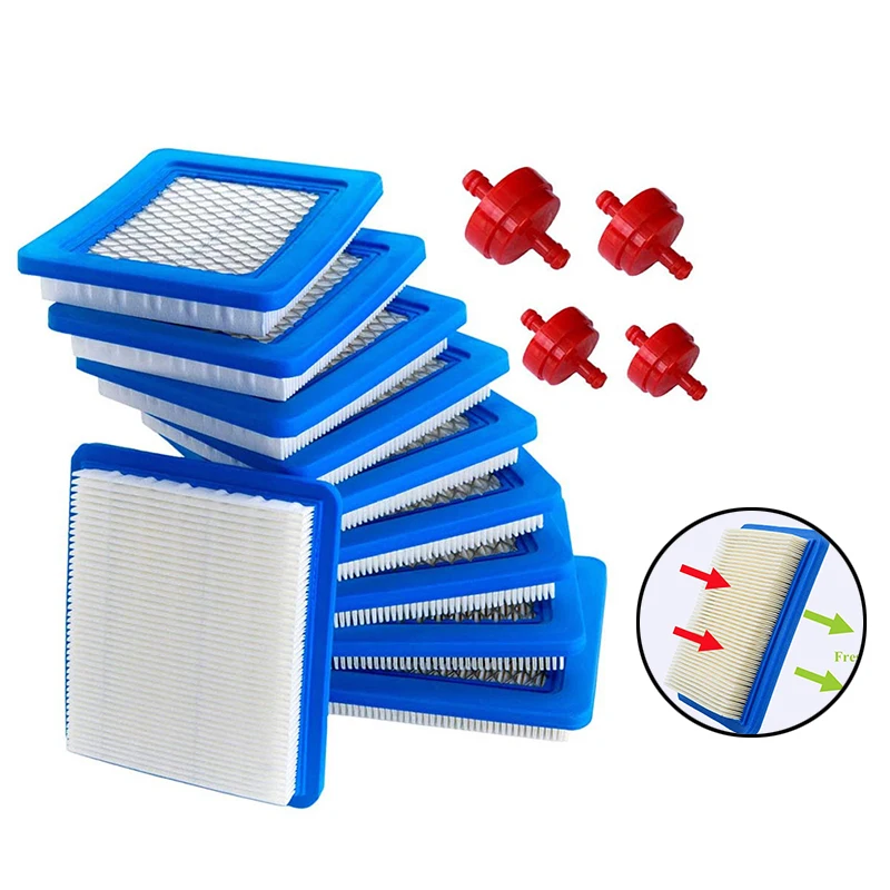 HIPA 4 Pièce Filtre à Air Pour BRIGGS & STRATTON 491588 491588S 491435S 399959 5043 Troy Bilt