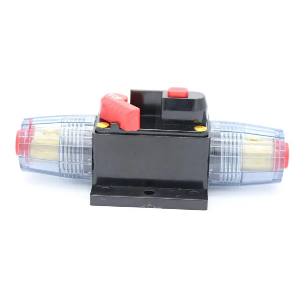 80AMP Car Boat DC 12V-24V Car Stereo Audio System Circuit Breaker Reset Fuse