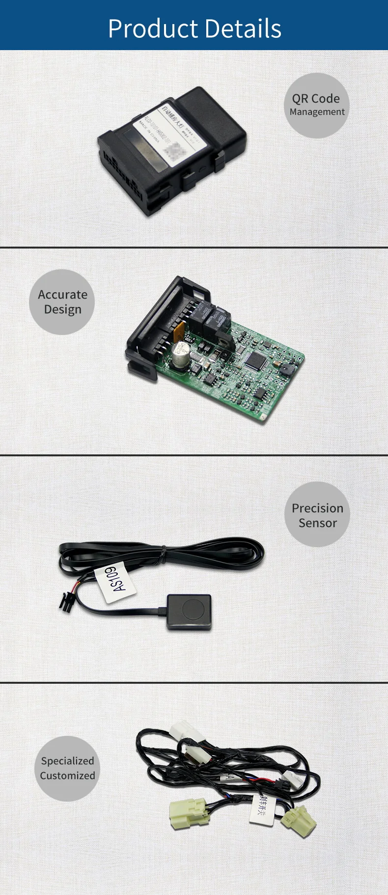 自动大灯13部件特写