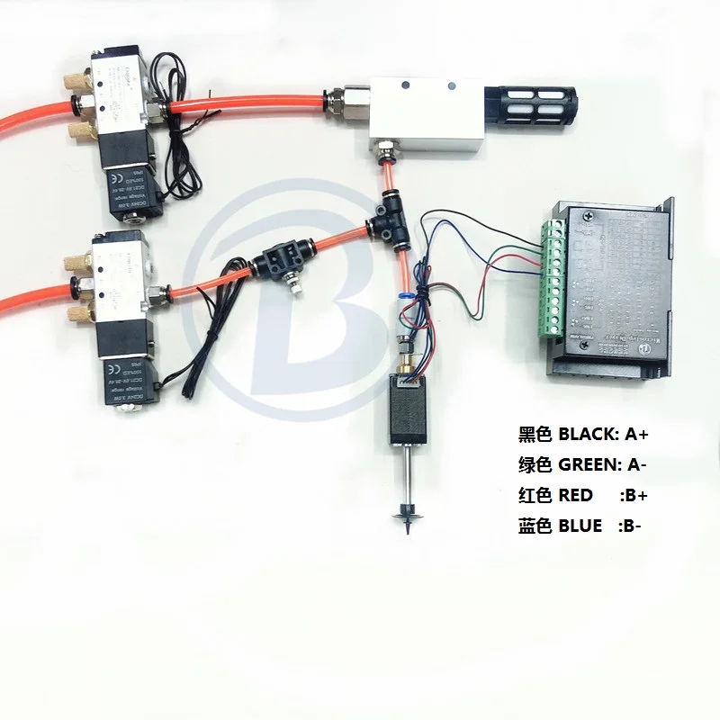 BT100 SMT головка Nema8 полый вал шаговый для выбора места головы SMT DIY монтажный 5 мм специальный разъем сопла Поворотный шарнир