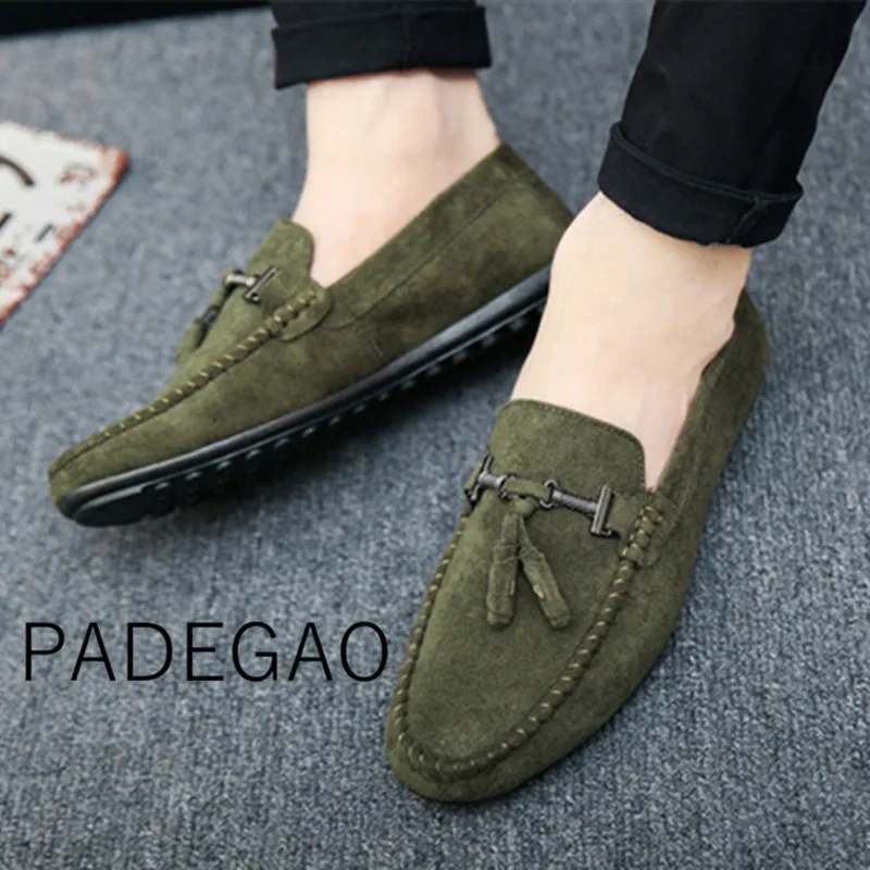 

2019 Spring Autumn New Arrival Fashion Men Loafers Korea Style Flock Slip-on Sneaker for Men