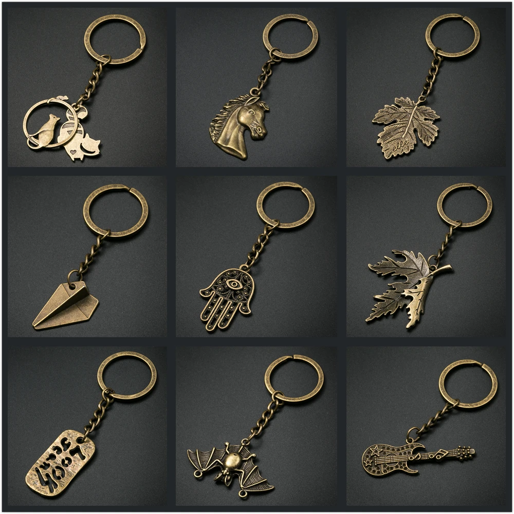 Wholesale Bulk Retro Style Creative Keychain DIY Accessories For Gift Car Key Chains | Украшения и аксессуары