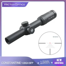 Vector Optics Constantijn 1-8X24 Sfp 1/10MIL Riflescope Optische Rifle Hunting Scope IPX6 Voor Sporting Concurrentie. 338 7.62 .308