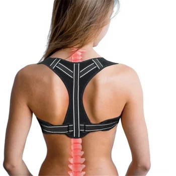

New Clavicle Spine Physical Adjustable Back Posture Corrector Belt Men Women Home Office Upper Shoulder Posture Correction