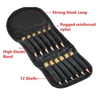 MIZUGIWA Rifle Belt Foldable Ammo Carrier Bag Shotgun Bullet Holder Rifle Cartridge Carrier Pouch 12 Round Rifle .30-06 303 54R 2