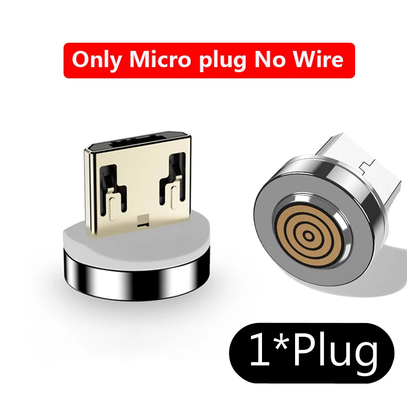 Oppselve Магнитный кабель Micro usb type C кабель для iPhone 11 samsung Быстрая зарядка магнитное зарядное устройство USB Кабели Шнур для мобильного телефона - Цвет: Only Micro Adapter