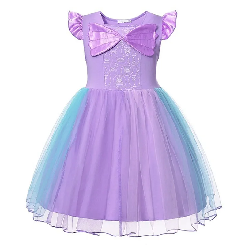 Mermaid Dress 3 Игрушка для маленькой девочки История 4 Джесси одеваются Принцесса Маленькая Русалка Ариэль платье ребенок Рапунцель бальное платье для младенцев Белоснежка маскарадный костюм - Цвет: Mermaid Dress 3