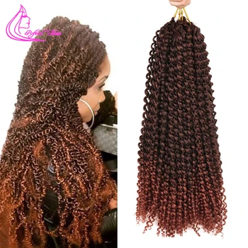 

Refined Braids Long Black Brown Ombre Spring Passion Twist Braiding Hair Extensions Crochet Synthetic Braid For Woman 22strands