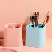 Пустотелая дренажная клетка для палочек для еды, Многоэлементная настольная подставка для ручек, коробка для хранения кухонной посуды, коробка для палочек для еды, трубка для палочек для еды