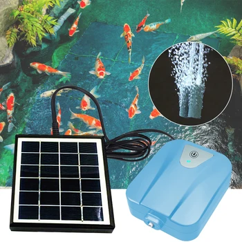 

Solar Powered Fish Tank Oxygenator Water Pump Pond Aquariums Supplies ABS Solar Powered Oxygenator Aquariums Air Pump