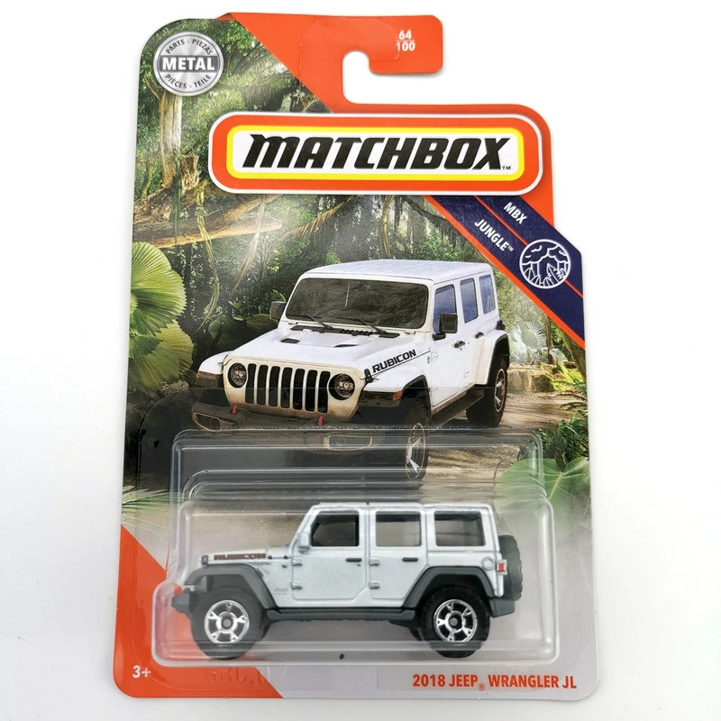 2018 Jeep Wrangler JL #64 Jungle 2020 Matchbox Power Grabs Case D