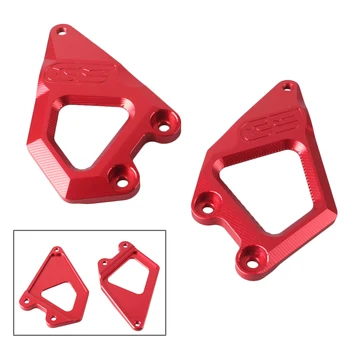 

2pcs Motorcycle Heel Guard Plates CNC Aluminum Kickstand Bracket Kit For BMW R1200GS 2013 2014