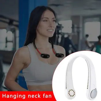 

2 in 1 Air Cooler USB Micro Portable Mini Electric Air Conditioner Hanging Neck Cooling Fan Lazy Outdoor Sports Fan Arctic Air