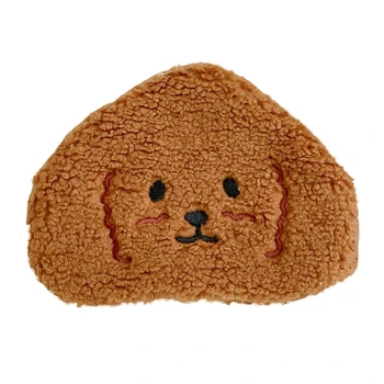 

Women Girls Mini Plush Coin Purse Cute Cartoon Dog Wallet Money Credit Card Key Holder Zipper Bag Female Casual Small Change Bag