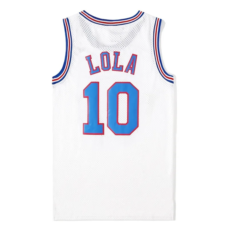 NWZSM Movie Cosplay Costumes Space-jam 23 1 Bugs 10 Lola 22 Murray Bunny Basketball Jersey Stitched Number -Zentai shop online Hba5a85a488ee48329a98339865601c0a5.jpg