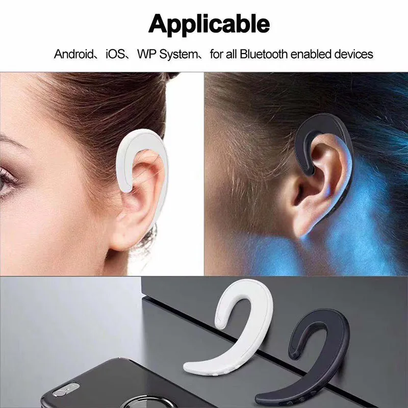 Onever беспроводной Bluetooth Hands Free In-Ear Невидимый Автомобиль Excercise длинные наушники удобные для вождения/делать резервная гарнитура
