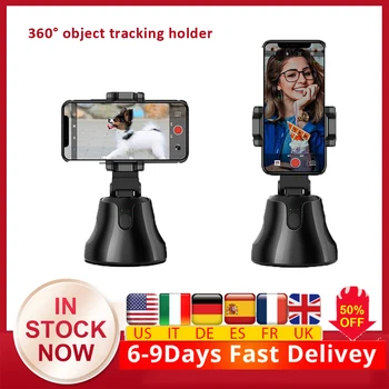

Portable All-in-one Auto Smart Shooting Selfie Stick , 360 Rotation Auto Face Tracking Object Tracking vlog Camera Phone Holder