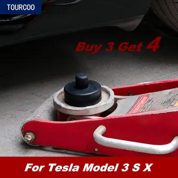 

For Tesla Model 3/S/X Jack Lift Point Pad Adapter Safe Raise Tool Kit Car Styling Accessories