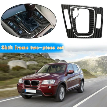 

Car Gear Shift Gearbox Panel Cover Sticker Trim For BMW E46 98-05 LHD Interior Accessories Car Decorative Stickers