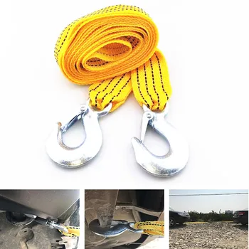 

4 m 3 tons double layer thickening rescue car rope for Porsche Cayenne Macan Macan S Panamera Cayman Carrera Porsche911