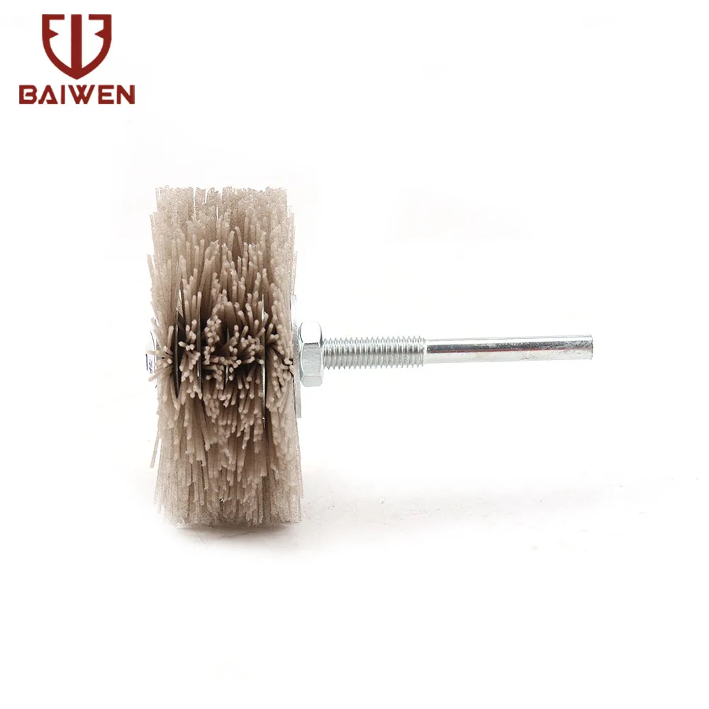 1pc Abrasive Wire Grinding Flower Head Nylon Wire Brush Deburring Grinder For Wood Furniture With 1/4'' Shank 1pc Abrasive Wire Grinding Flower Head Nylon Wire Brush Deburring Grinder For Wood Furniture With 1/4'' Shank