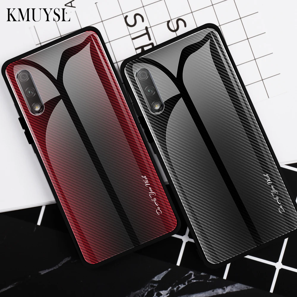

Colorful Texture Glass Case For Huawei Honor 20 10i 9X Pro 8X P30 P20 Lite Mate 20 Pro Y6 Y7 P Smart 2019 Nova 5i Gradient Cover