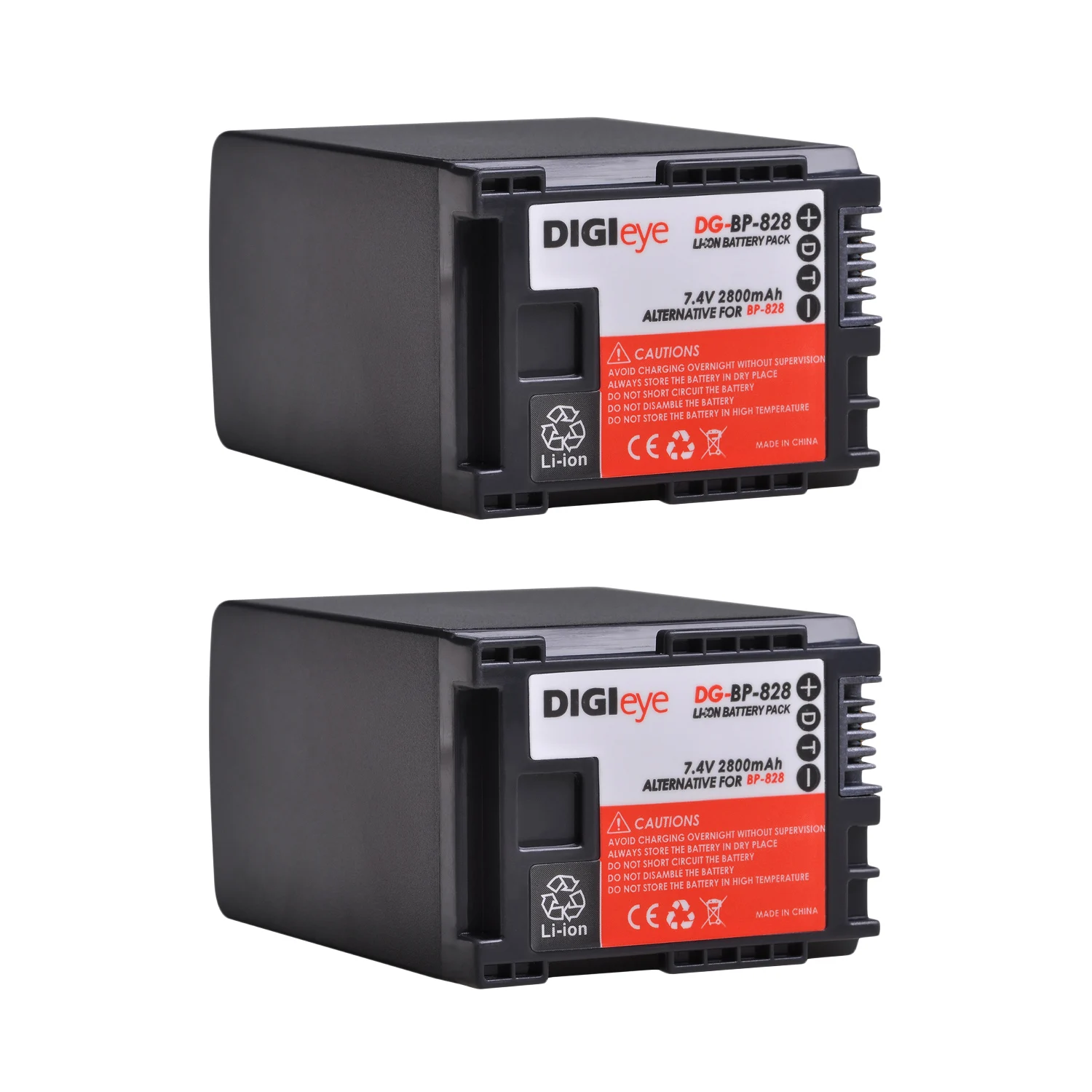 Batteria 2800Mah Bp-828 Bp828 Bp 828 Per Canon Vixia Hf G50 Hf G60 Xa40 Xa45 Gx10 Hf G20 Hf G21 Hfg40 Xa10 Xa11