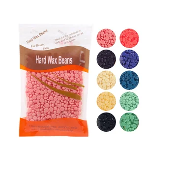 

100g Wax beans No Strip Depilatory Hot Film Hard Wax Pellet Waxing Bikini Face Hair Removal Bean Wax Hair Removal Cream