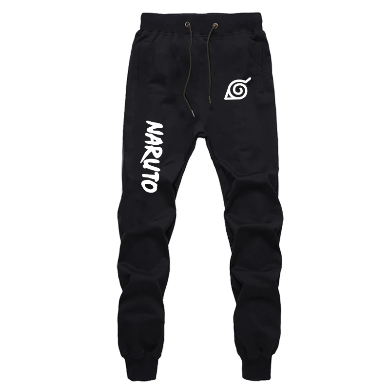 Pants 2 Осенние мужские спортивные штаны в стиле Харадзюку, длинные штаны с принтом Наруто, модные тренировочные брюки для бега, Хлопковые Штаны для мальчиков-подростков - Цвет: Pants 2