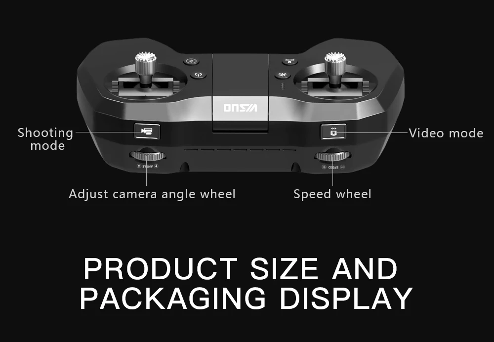 VISUO ZEN K1 Радиоуправляемый Дрон с GPS 4K Квадрокоптер с камерой управление жестами Квадрокоптер Flight 28mins следить за мной Дрон VS F11 B4W SG906