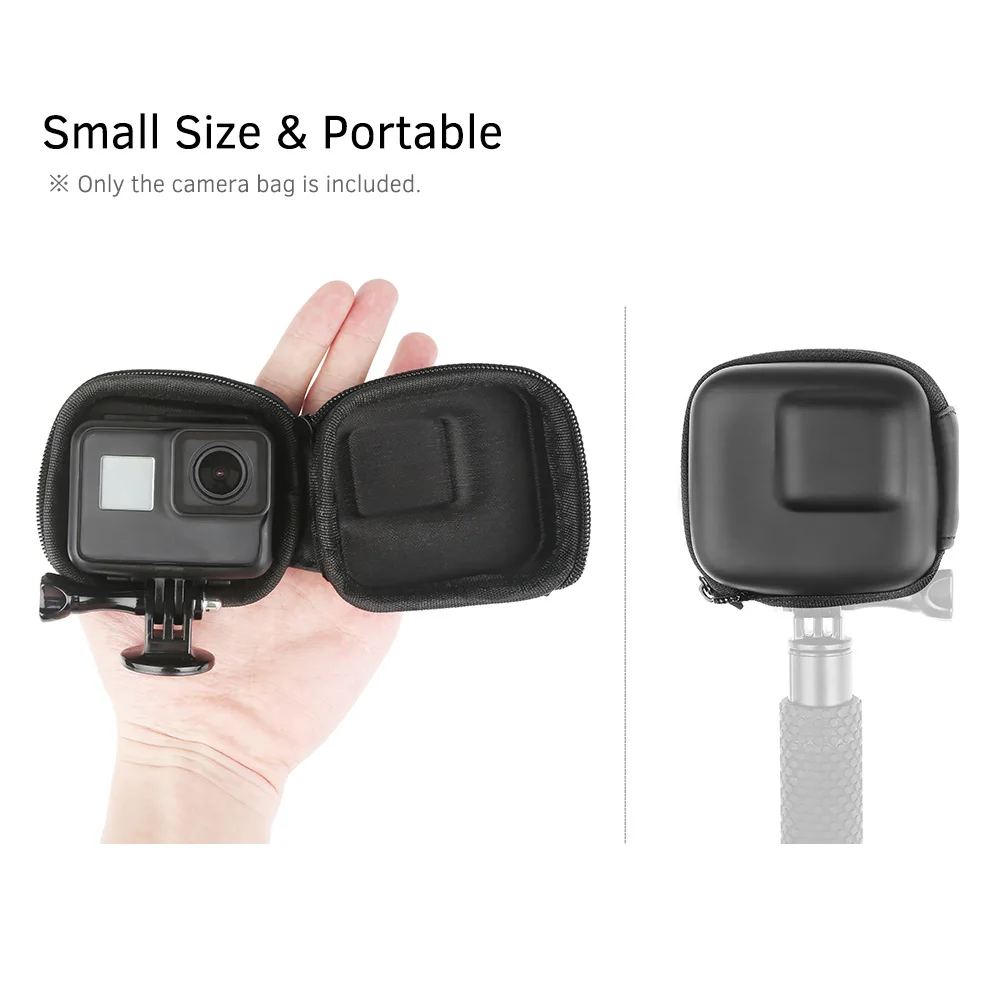 Новинка для GoPro Hero 5 6 7 водонепроницаемая Спортивная камера сумка для хранения мини защитная коробка открывающаяся мини-сумка для DJI OSMO Action