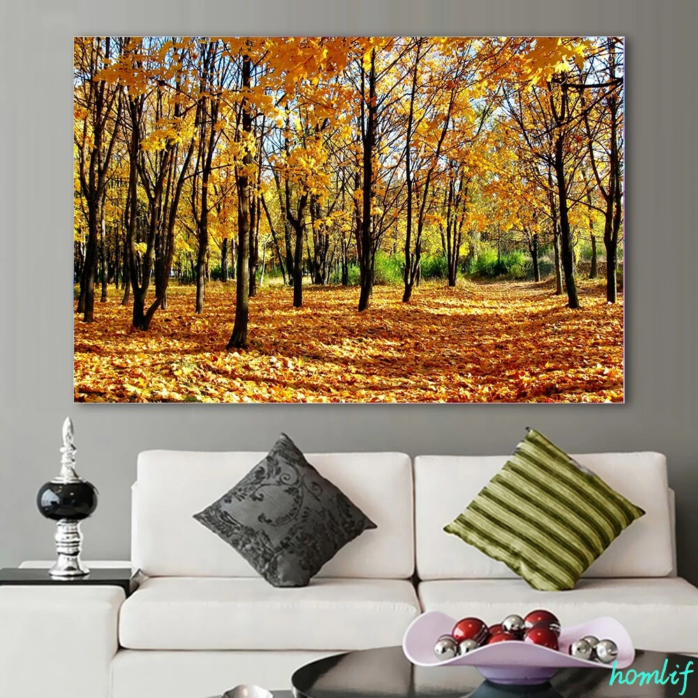 

Diamond Painting Abstract Large Autumn Tree Leaf Diamond Embroidery Cross Stitch new year/Christmas decorations for home