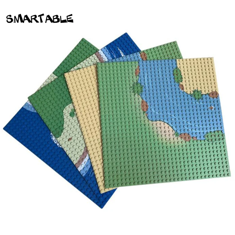 

Smartable Base Plate 32x32 For River Island Grassland Forest Baseplate Building Blocks MOC Parts DIY Toys Gift Kids Creative