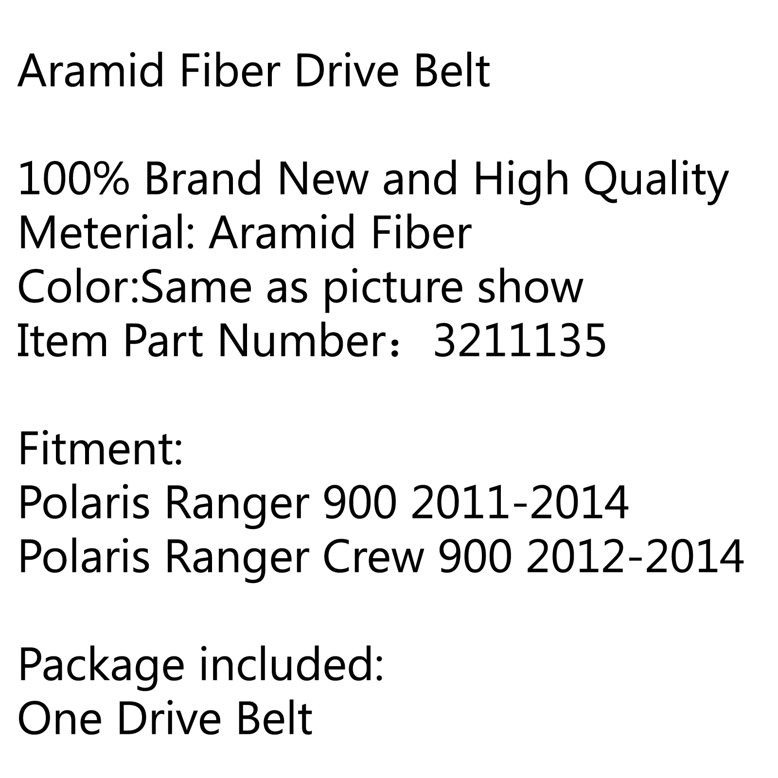 Artudatech для Polaris Ranger Crew 900 2012- Ranger 900 2011- приводной ремень 3211135