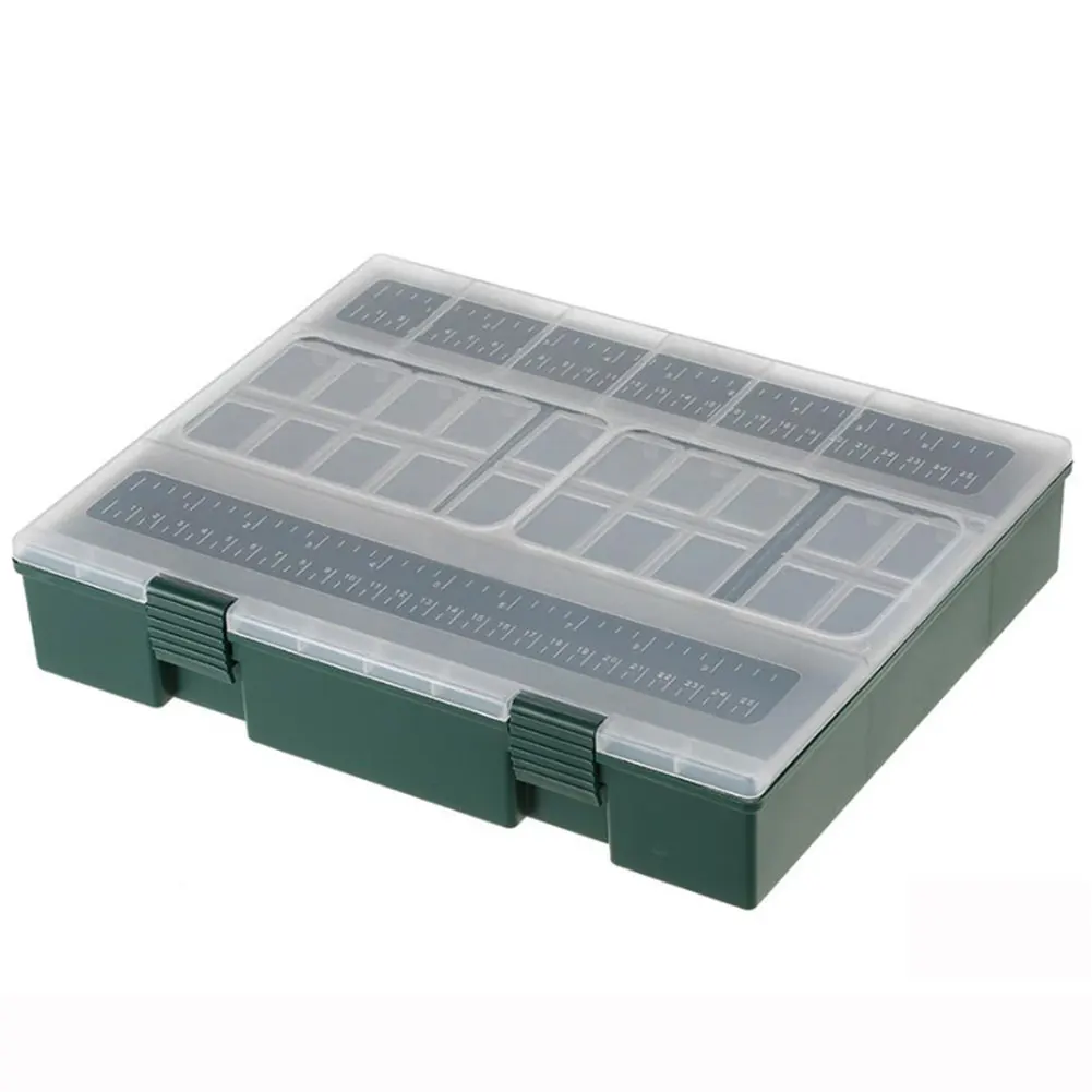 

Fishing Tackle Box Compartments Lures Multifunctional Carp Durable Plastic Large Capacity Organizer Hook Storage System Portable