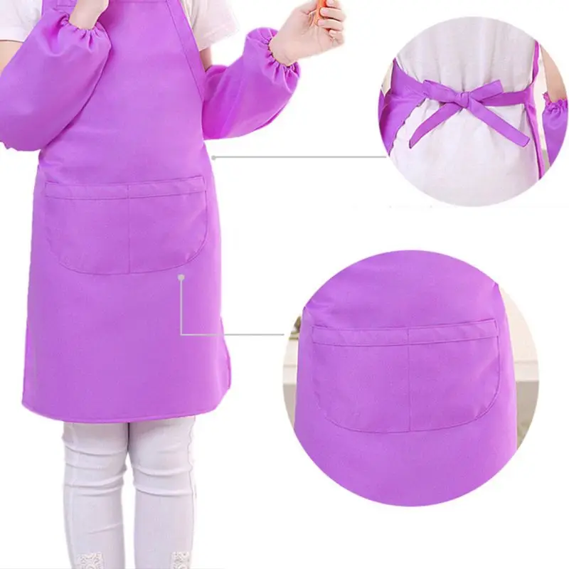 3 шт./компл. детская шапочка шеф повара чехлы на рукав комплект для мальчиков и