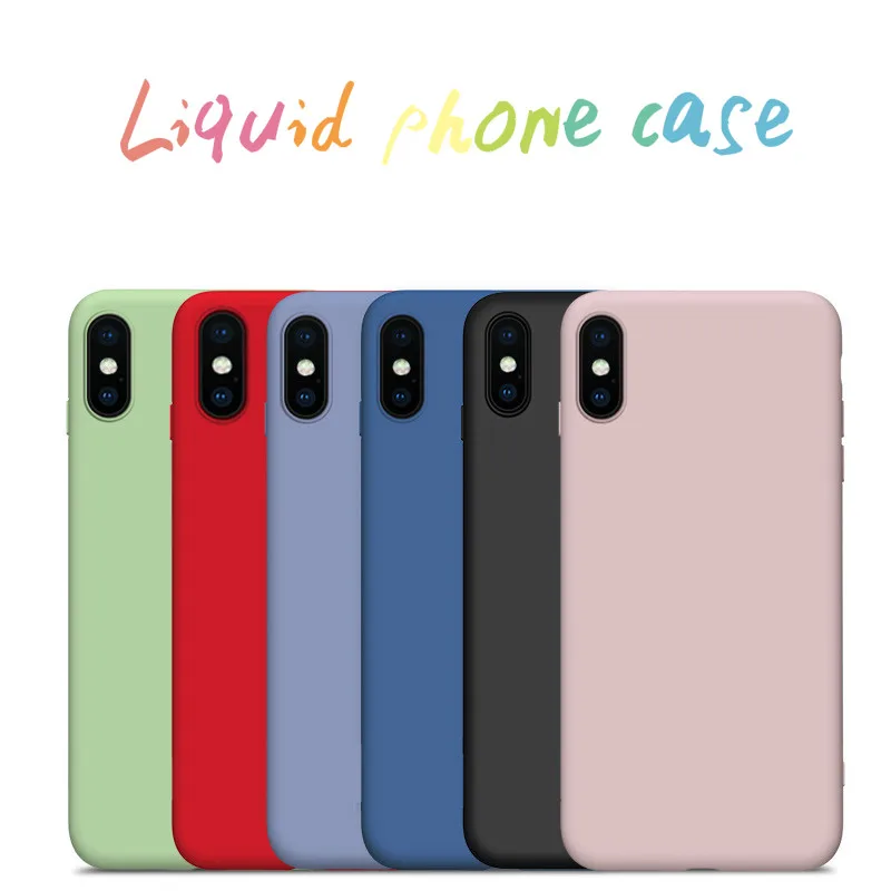 Cute Matte Solid Candy Phone Case for Iphone 11 Pro Max Xs Xr Simple Silicone 7 6s 8 Plus Soft Cover | Мобильные телефоны и