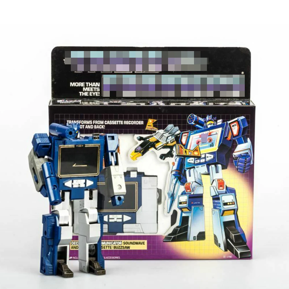 Трансформирующая игрушка G1 передатчик Soundwave с кассой зуммера фотография |